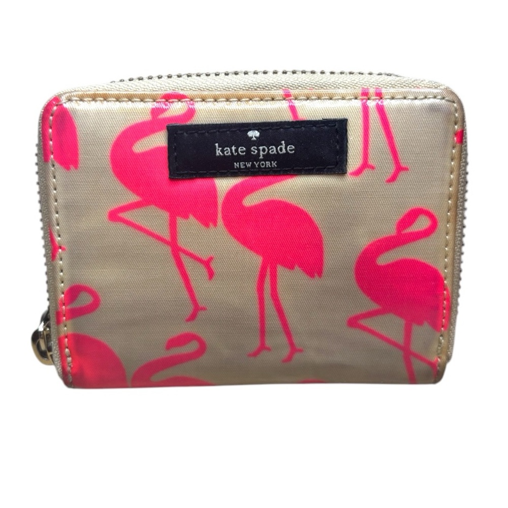 Kate Spade By the Pool Flamingo Wallet - Picture 2 of 5